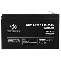 Аккумулятор AGM LPM 12V - 7 Ah LogicPower 3862