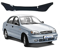 Дефлектор капота на Daewoo Lanos 1997-2020 / Chevrolet Lanos 1997-2020. Мухобойка на Lanos