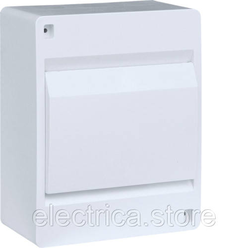 Щит зовнішній з білими дверцятами 6 модулів COSMOS VD106PD, фото 1
