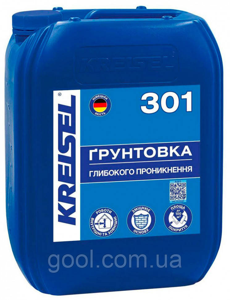 Грунт (Крайзель) Kreisel 301 TiefGrund-LMF глибокопроникаючий каністра 10 літрів