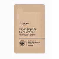 Лифтинг-крем с коэнзимом Q10, пептидами и идебеноном Trimay LipoDipeptide Cera CoQ10 Volume Lift Cream 1 мл