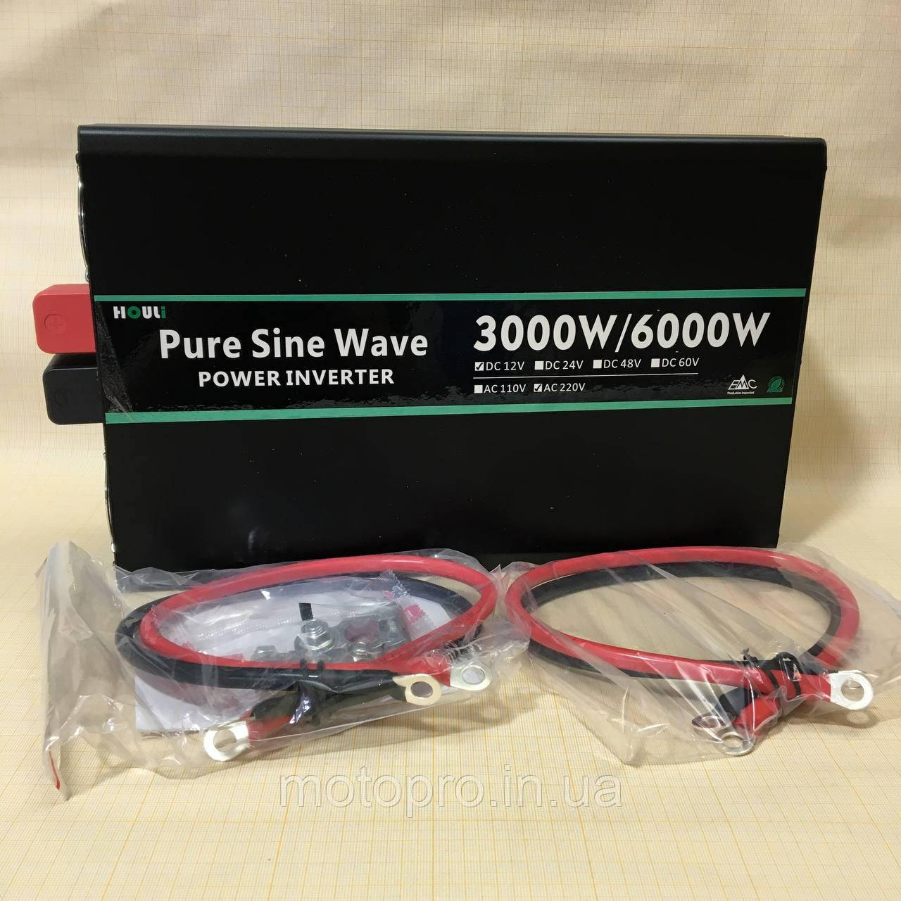 Інвертор Houli 12-220V 3000-6000W, фото 1