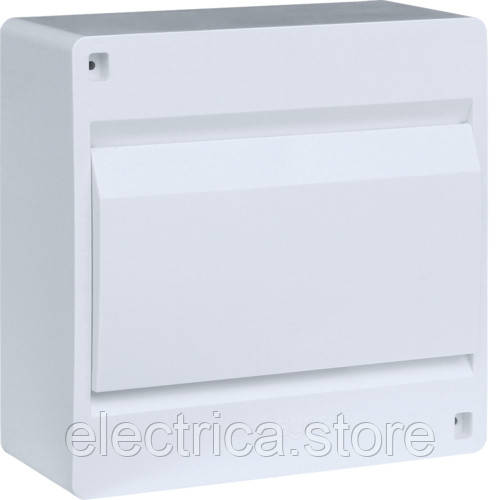 Щит зовнішній з білими дверцятами 8 модулів COSMOS VD108PD, фото 1