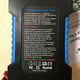 Зарядний пристрій RJ Tianye Імпульсний інтелектуальний 6А 4-100Ач для акумуляторів усіх видів.blue, фото 3