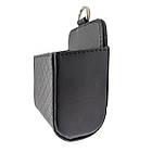 Підвісний органайзер для автомобіля на вентиляцію авто-органайзер кишеня для дрібниць і документів чорний, фото 3