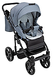 Коляска 2 в 1 Adamex Porto Light Tip TK-60/С темно сіра, фото 3