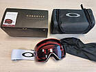 Гірськолижна маска Oakley Flight Deck L (XL) Matte White лінза Prizm Garnet + кейс, фото 3