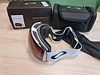 Гірськолижна маска Oakley Flight Deck L (XL) Matte White лінза Prizm Garnet + кейс, фото 4