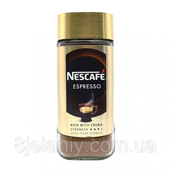 Розчинна кава Nescafe Espresso 100% Арабіка 100 гр Швейцарія