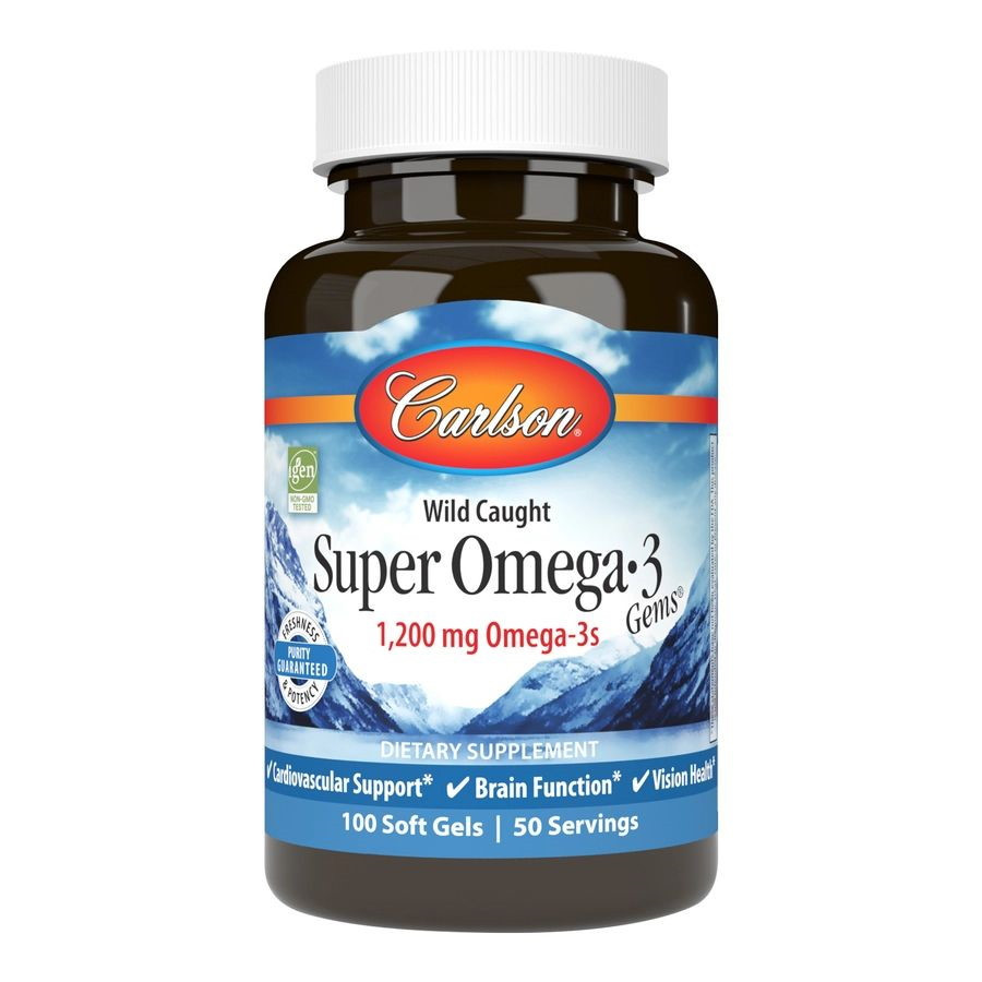Super Omega Carlson Labs, 100 капсул