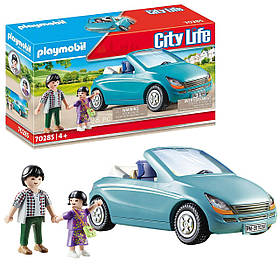 Конструктор Playmobil City life Сім'я з автомобілем 70285 (28 деталей)
