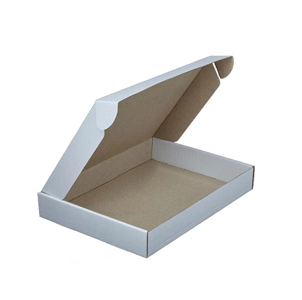Коробка белая подарочная самосборная картонная упаковка для подарков украшений 340х240х50 мм (От 50 шт.) - фото 4 - id-p2026220805