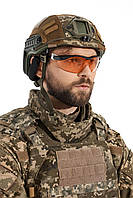 Тактичні окуляри Edge Overlord - Black/3 Lens Clear, Tigers Eye, G15 HO611 (045)