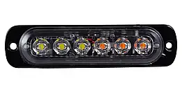 Стробоскоп автомобільний, Аварійні попереджувальні вогні для транспортних засобів LED 12В/24В (6 Led діодів)