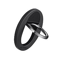 Магнітне кільце-тримач Pitaka MagEZ Grip Twill 600D для iPhone with MagSafe Black/Grey (MGB2302)