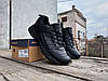 Чоловічі зимові шкіряні кросівки BONA 898V-6 з хутром чорні водонепроникні, фото 6
