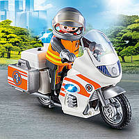 Конструктор Playmobil City life Мотоцикл МЧС 70051 (18 деталей)