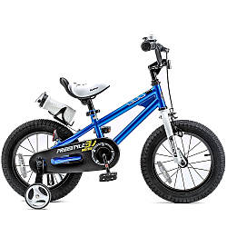 Велосипед RoyalBaby FREESTYLE 18", OFFICIAL UA, синий RB18B-6-BLU