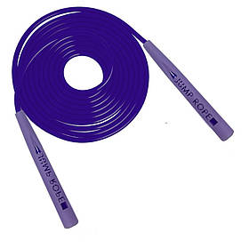 Скакалка регульована для фітнесу, кросфіту, боксу Jump Newt NE-LG-3567V, фіолетова, Toyman