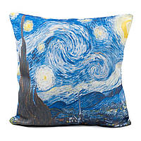 Наволочка декоративная разноцветная Ван Гог "Звёздная ночь" Centrotex