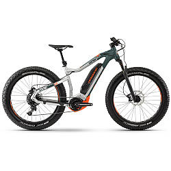Електровелосипед Haibike XDURO FatSix 8.0 500 Wh 11 s. NX 26", рама M, сіро-зелено-жовтогарячий, 2020 4541162945