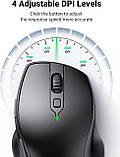 Бездротова Миша UGREEN - Ергономічна, Bluetooth 5.0, 4000 DPI, 6 Кнопок, Чорна, фото 5