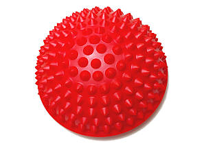 Півсфера масажна кіндербол EasyFit 15 см жорстка червона