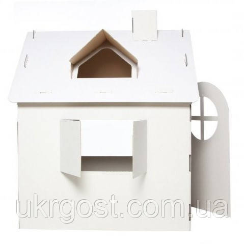Картонный домик для детей (120х80х110 см) Большой - фото 3 - id-p1210038514
