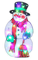 Новогодняя скульптура "Снеговик" 24 LED Супер цена EAE