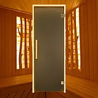 Cтеклянные двери для бани и сауны Tesli Lux RS 1800 x 700