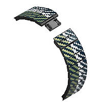 Ремінець Pitaka Dreamland Stairs Chroma Carbon Band для Apple Watch 49/45/44mm Blue/Cooper (AWB2305)
