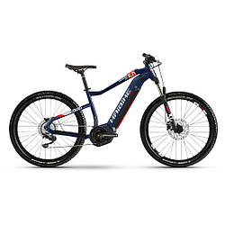 Електровелосипед Haibike SDURO HardSeven Life 5.0 i500Wh 10 s. Deore 27.5", рама S, синьо-червоно-білий, 2020