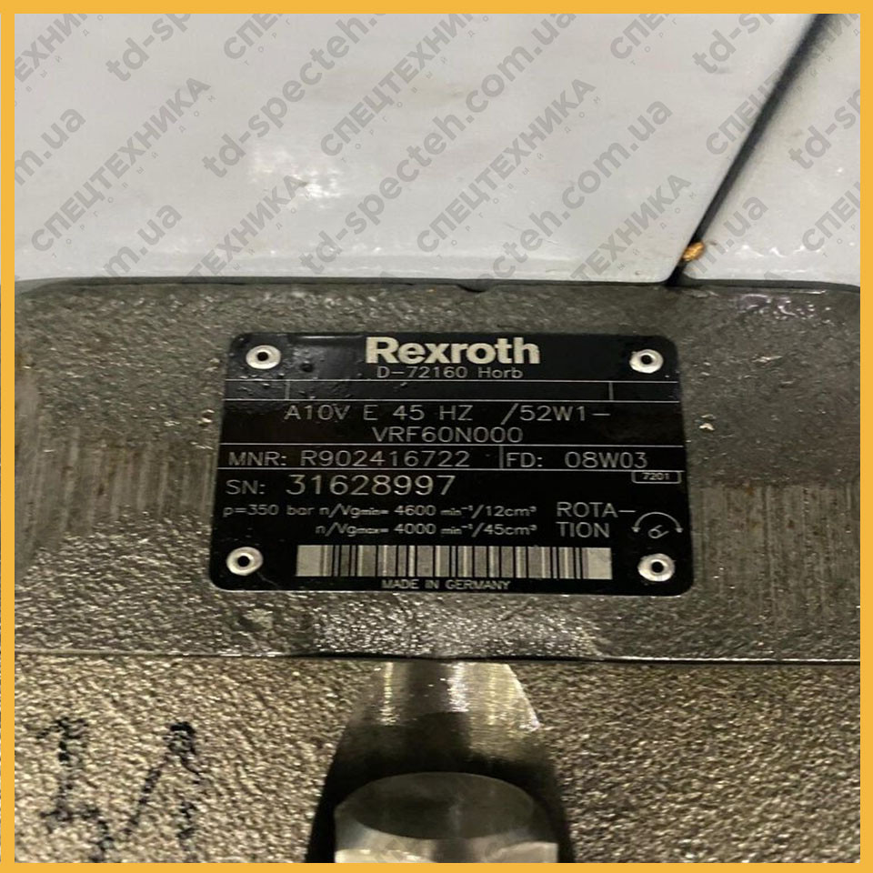 Ремонт гидромотора Bosch Rexroth A10VE45 - фото 3 - id-p1934995836