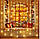 Новорічна гірлянда бахрома зірочки 5 м 175 LED (Теплий білий з холодною спалахом), фото 4