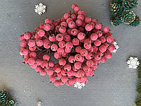 Сахарные ягодки 40 шт/уп.розового цвета (калина в сахаре искусственная)
