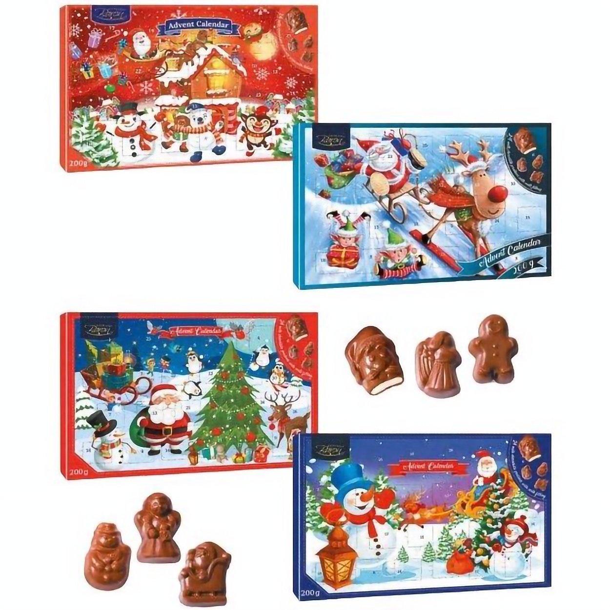 Адвент календар із шоколадними фігурками Baron Advent Calendar Chocolate 200г - фото 3 - id-p2026274173