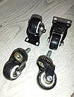 Набір коліс 40 мм різьблення М10 + не поворотні, фото 3