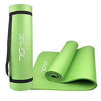 Килимок для йоги та фітнесу 7SPORTS NBR Yoga Mat+ MTS-3 (180*60*1.5см.) Зелений e11p10