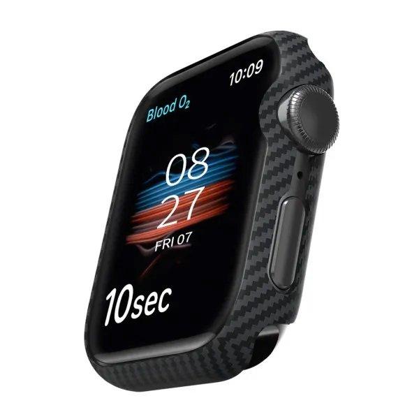 Чохол  Pitaka Air Case для Apple Watch  7/8 45mm Black/Grey (KW2002A)