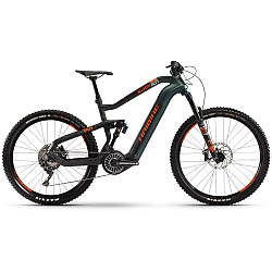 Електровелосипед HAIBIKE XDURO AllMtn 8.0 Carbon FLYON 27.5/29", рама L, сіро-зелено-жовтогарячий, 2020