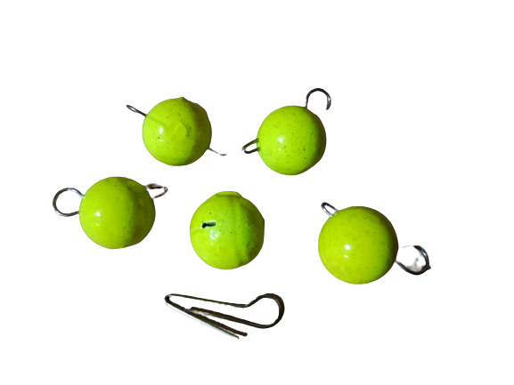 Грузило кругле Чебурашка LIME 16г (блІстер 5шт)