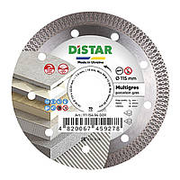 Диск алмазный отрезной по плитке Distar Multigres 115x1.6/1.0x10x22.23