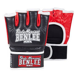 Рукавиці Benlee MMA COMBAT/L/Шкіра/чорні 190040 (blk) L