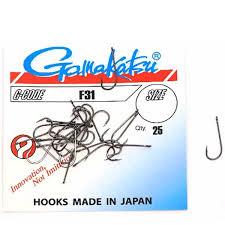 Гачок Gamakatsu F31 Black №10 25шт.