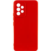 Чехол силиконовый с защитой камеры для Samsung Galaxy A52 4G / A52 5G / A52s (Красный / Red)