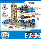 Дитячий Паркінг - гараж поліцейський для машинок 4 поверхи з ліфтом. Е 7004, фото 2