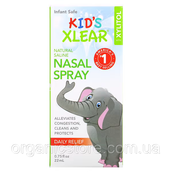 Сольовий назальний спрей для дітей із ксилітолом, Xlear, Kid's Xlear, 22 мл