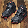Чоловічі зимові шкіряні черевики, кросівки з натуральної шкіри чорні на хутрі для чоловіків на зиму, розмір 40 41 42 43 44 45, фото 3