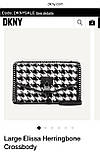 Сумка DKNY Оригінал твідова сумка Donna Karan, фото 10