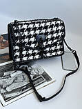 Сумка DKNY Оригінал твідова сумка Donna Karan, фото 3